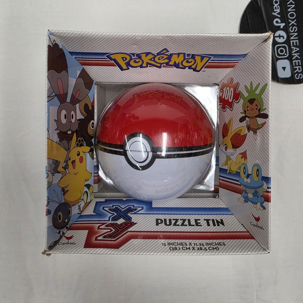 Cardinal Pokemon XY 100 Piece Jigsaw Puzzle Tin Packaging 2016